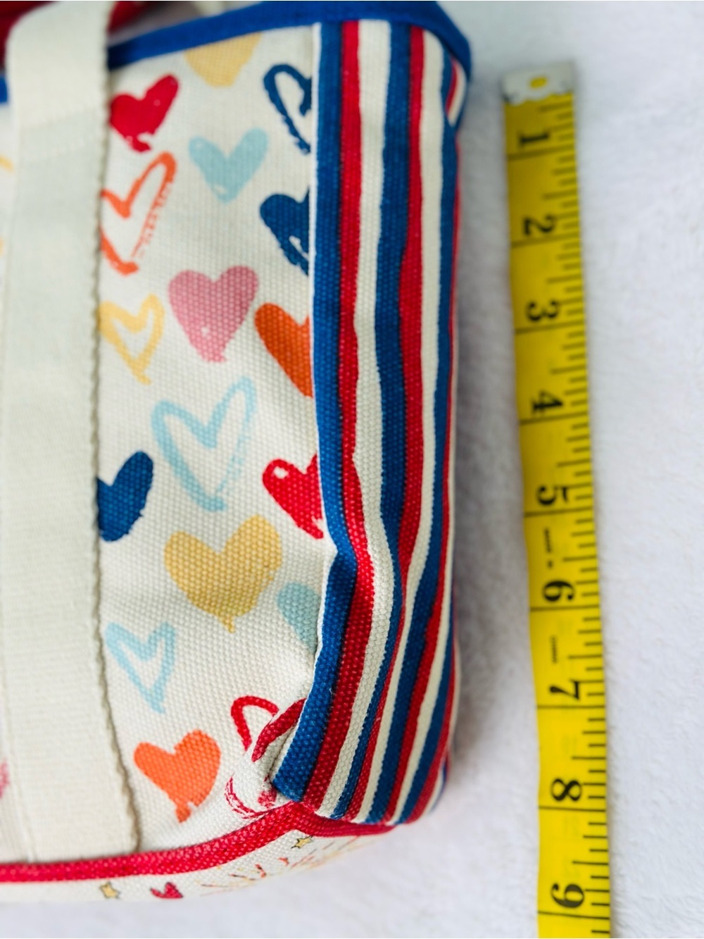 Brighton Red White and You Mini Tote Bag with Crossbody Strap - Picture 8 of 11